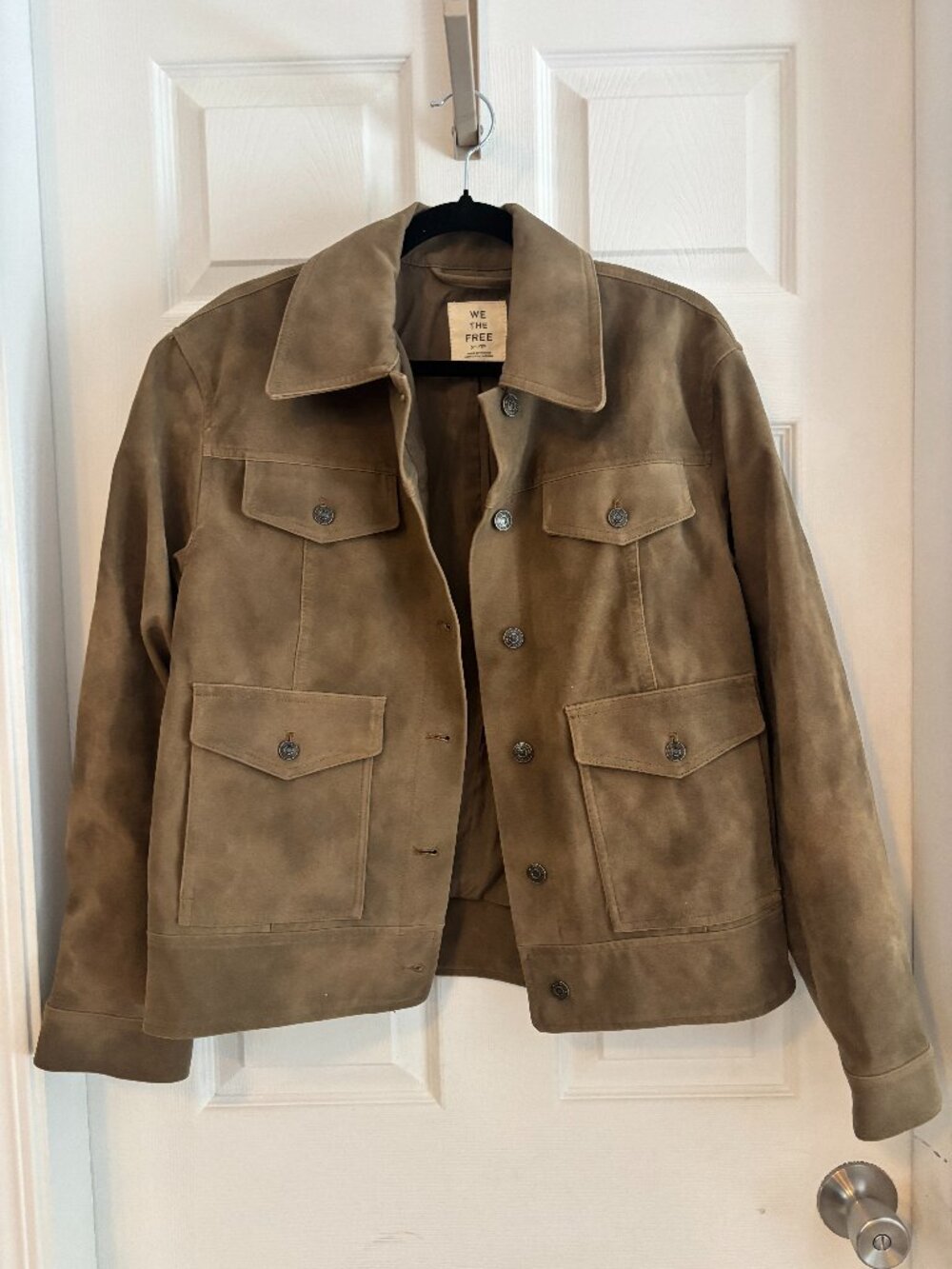 We the Free Faux Leather/Suede Jacket - Size XS Oversized